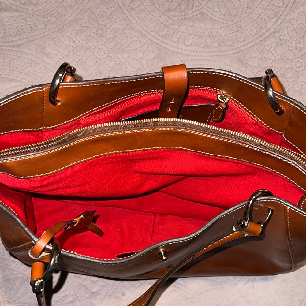 Dooney & Bourke Brown Leather Accessory - Picture 7 of 9
